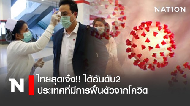 ไทยสุดเจ๋ง!! ได้อันดับ2 ประเทศที่มีการฟื้นตัวจากโควิด-19 ดีที่สุดของโลก