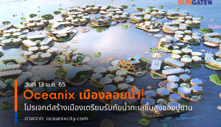 Oceanix เมืองลอยน้ำ! โปรเจกต์สร้างเมืองเตรียมรับภัยน้ำทะเลขึ้นสูงของปูซาน