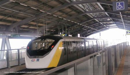 Yellow Line Train Trial Run free 22 stations