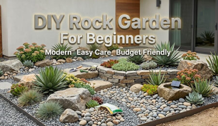 DIY Rock Garden For Beginners Modern Easy Care Budget Friendly