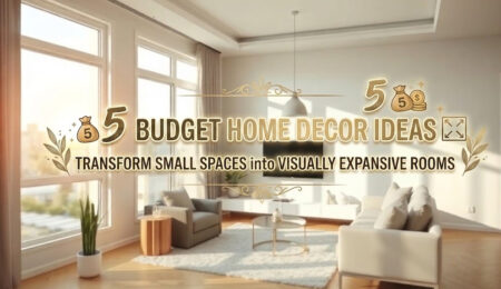 5 Budget Home Decor Ideas Transform Small Spaces into Visually Expansive Rooms