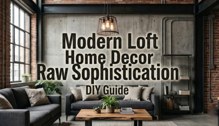 Modern Loft Home Decor Raw Sophistication DIY Guide