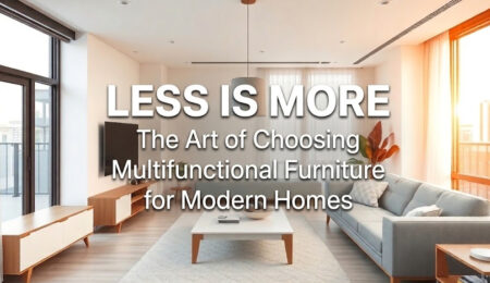 Less is More The Art of Choosing Multifunctional Furniture for Modern Homes