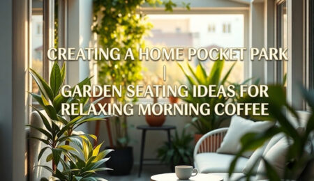 Creating a Home Pocket Park   Garden Seating Ideas for Relaxing Morning Coffee