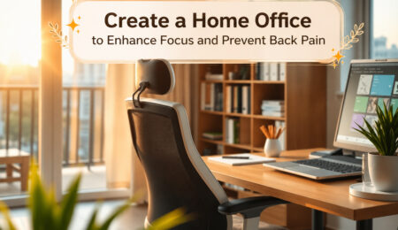 Create a Home Office to Enhance Focus and Prevent Back Pain