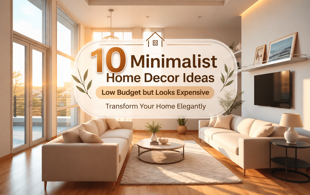 10 Minimalist Home Decor Ideas Low Budget but Looks Expensive Transform Your Home Elegantly