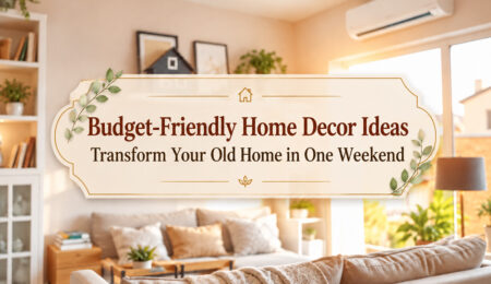 Budget-Friendly Home Decor Ideas Transform Your Old Home in One Weekend
