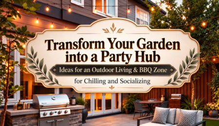 Transform Your Garden into a Party Hub  Ideas for an Outdoor Living & BBQ Zone for Chilling and Socializing